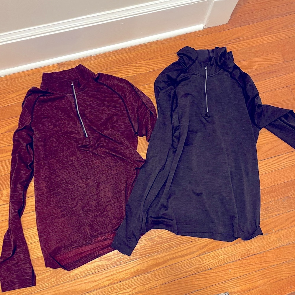 Mens lululemon zip up and zip up hoodie Sz L